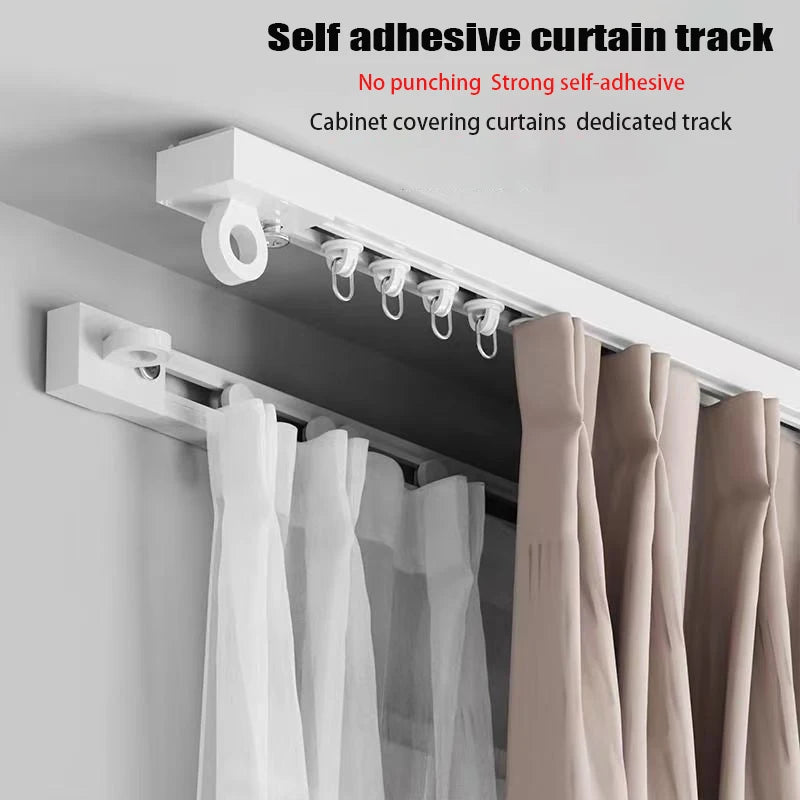 Self-Adhesive Ceiling Curtain Track