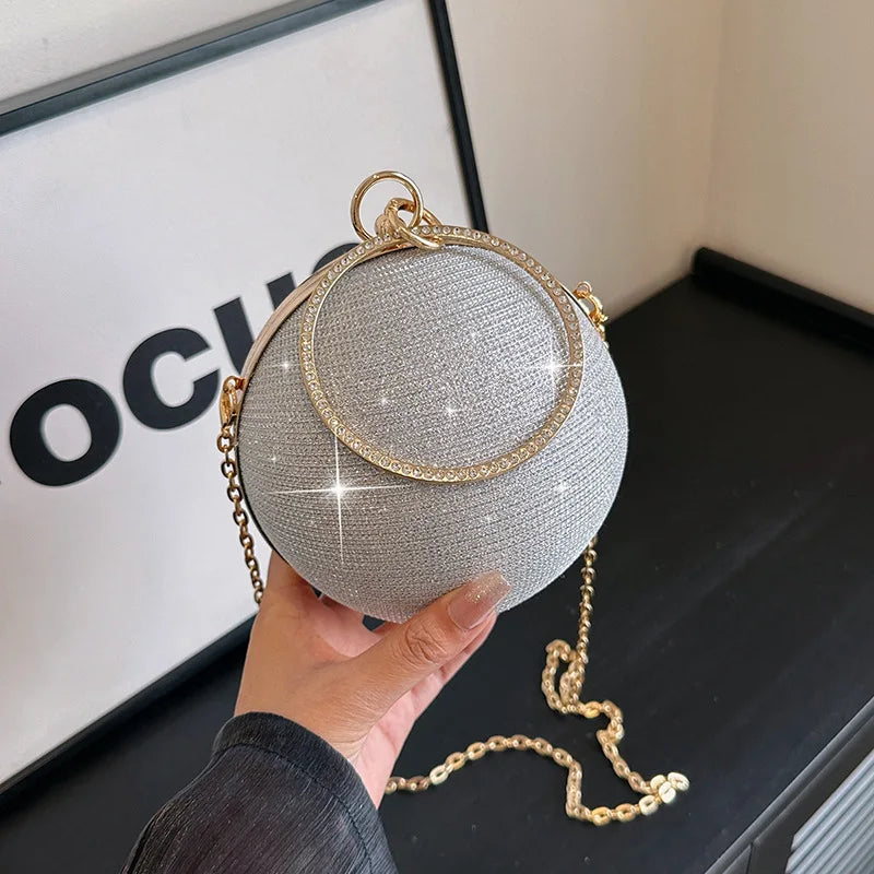 Sparkling Round Ball Mini Bag