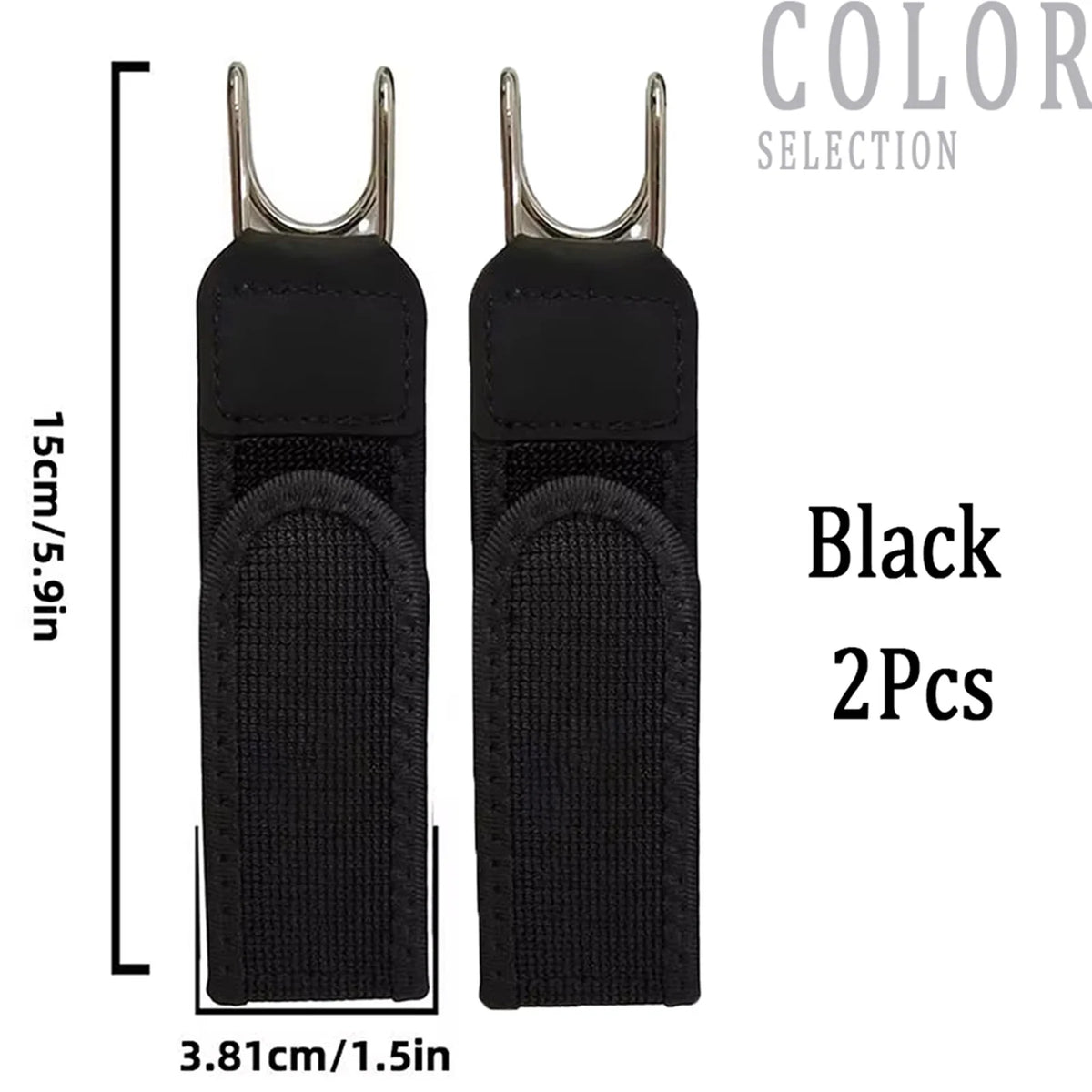 Buckle-Free Elastic Belt with Metal Hook