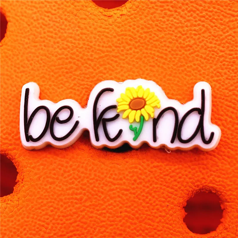 Positive Message Shoe Charms