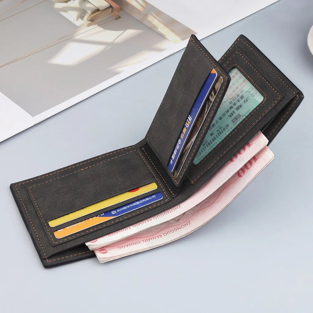 Patchwork Men's Card Wallet
