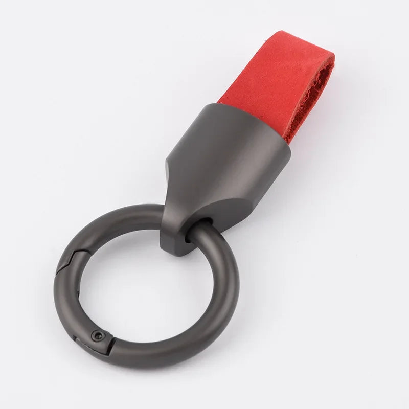 Leather Car Key Holder Keychain