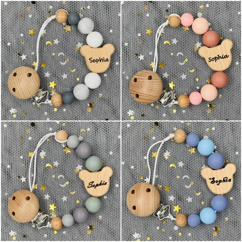 مشبك لهاية باسم مخصص