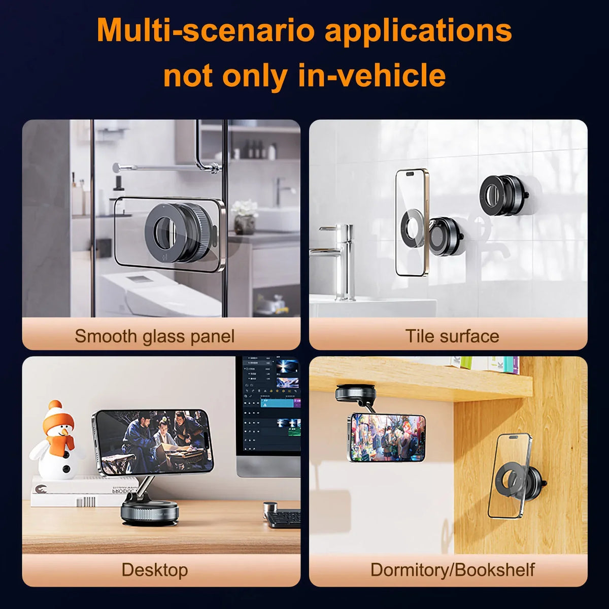 🚗 Xiaomi Magnetic Vacuum Car Phone Holder