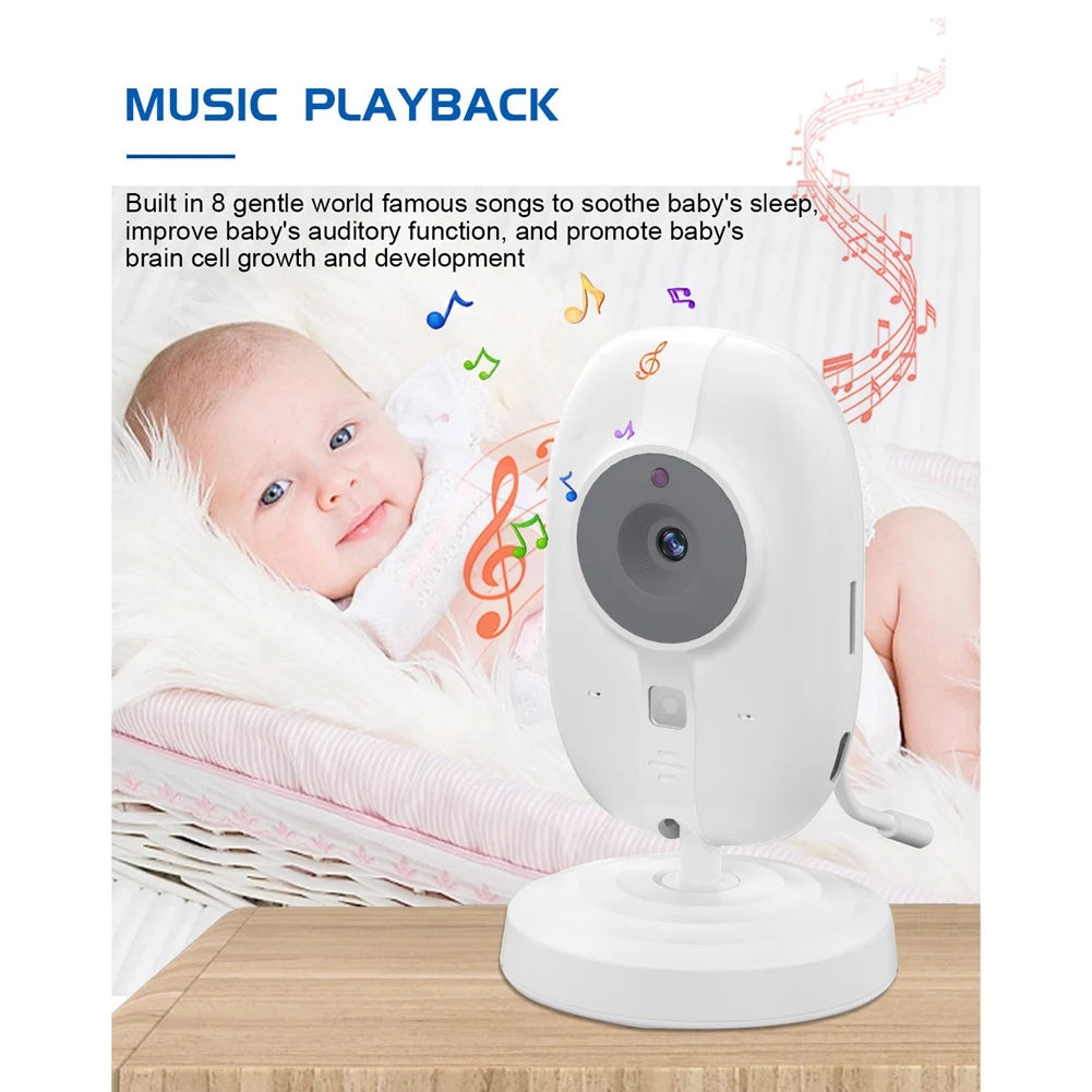 3.5" Video Baby Monitor with Lullabies