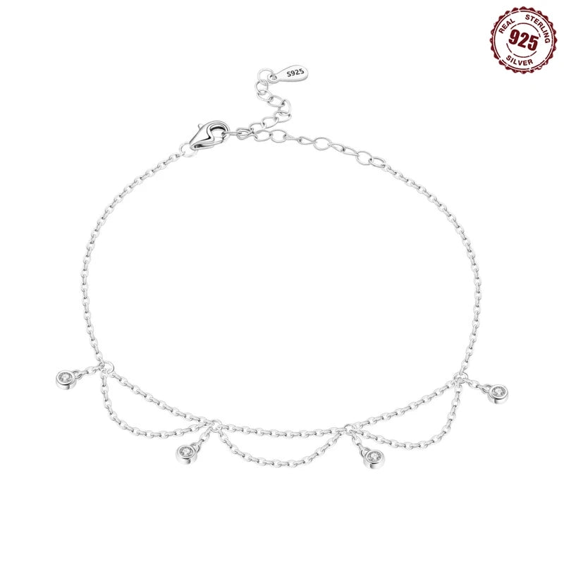 Gold-Tone Pearl Shell Anklet