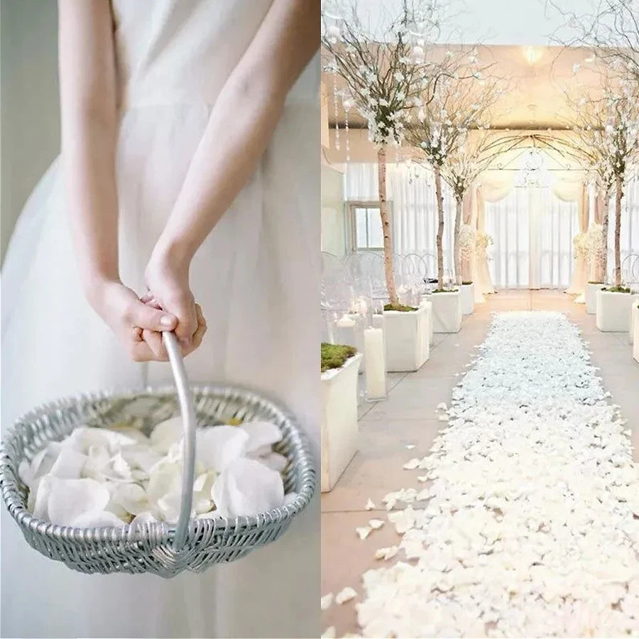 Silk Rose Petals – 100 Pcs