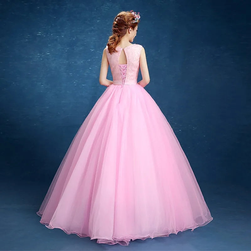 Tulle Applique Ball Gown