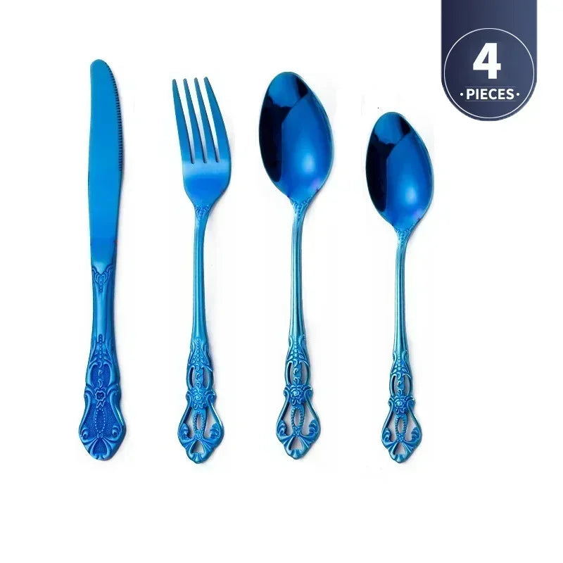 Gold Stainless Steel Cutlery Set