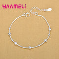 925 Silver Boho Charm Anklet