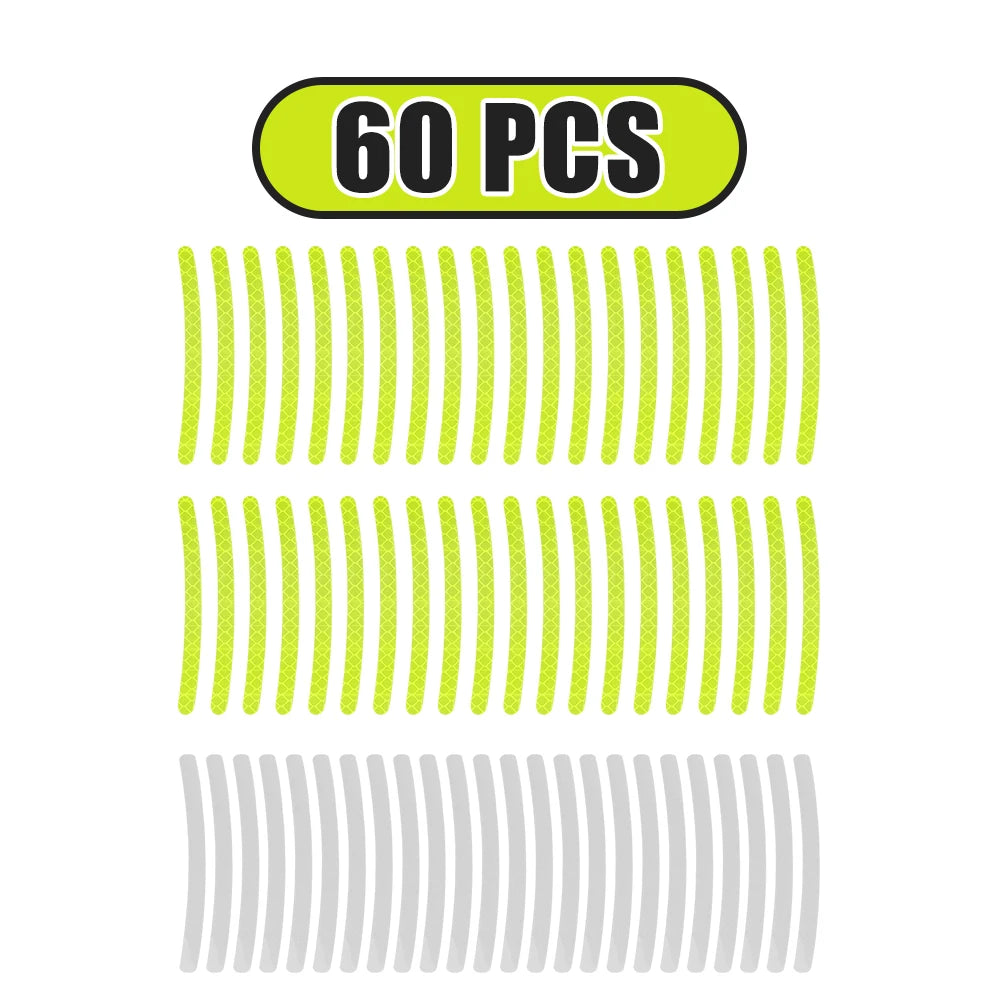 🚗 Reflective Wheel Rim Stripes