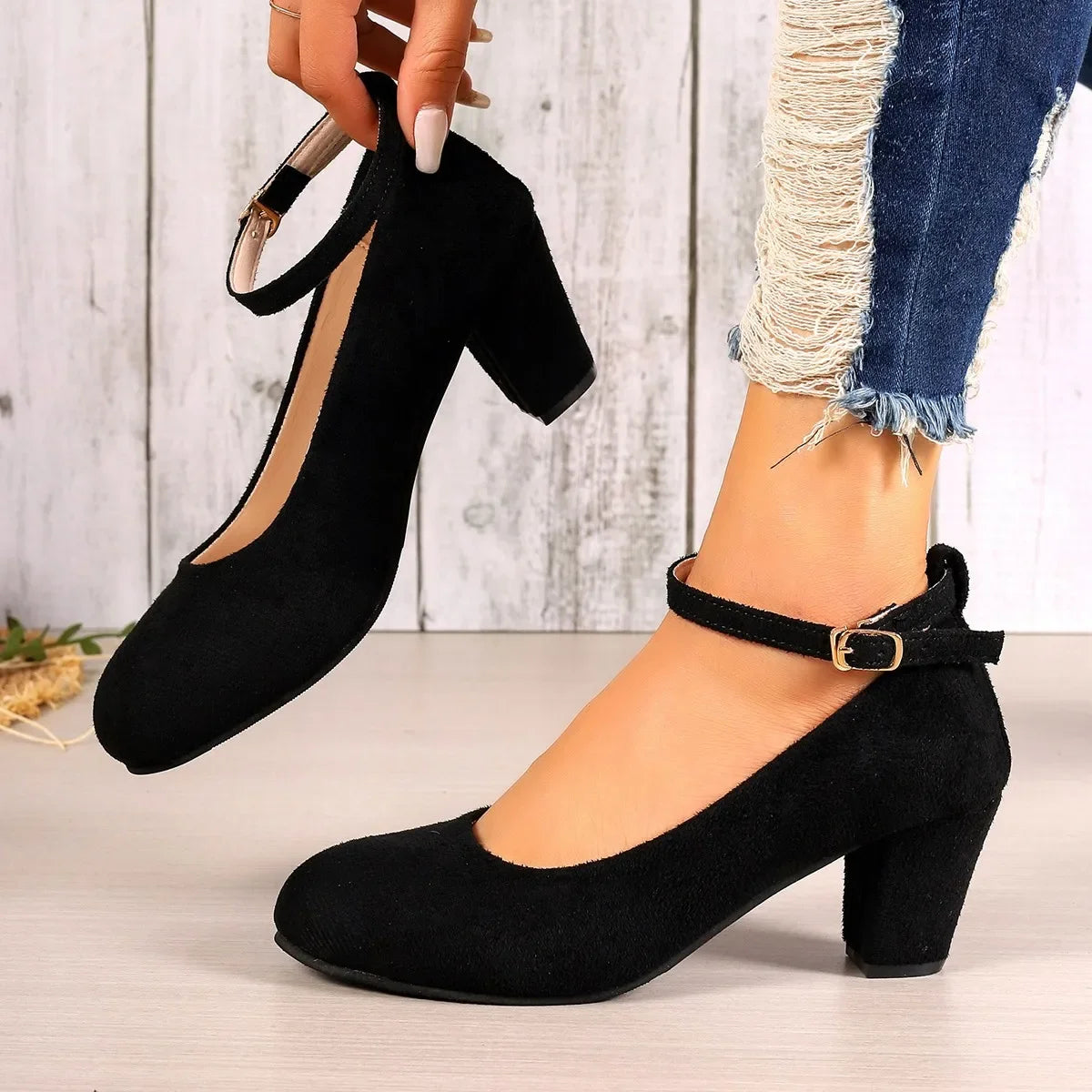 Women's Platform Mary Jane Pumps