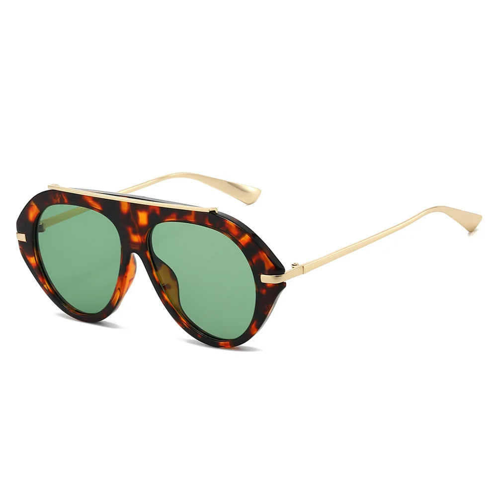 Women's Oversized Oval Gradient Sunglasses