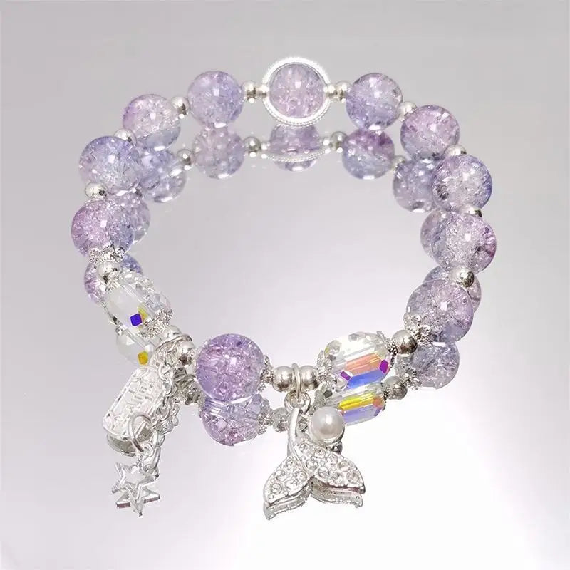Lucky Bead Butterfly Charm Bracelet