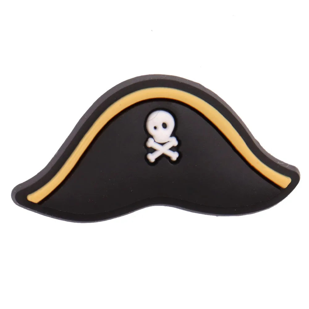 Pirate Skull Shoe Charms