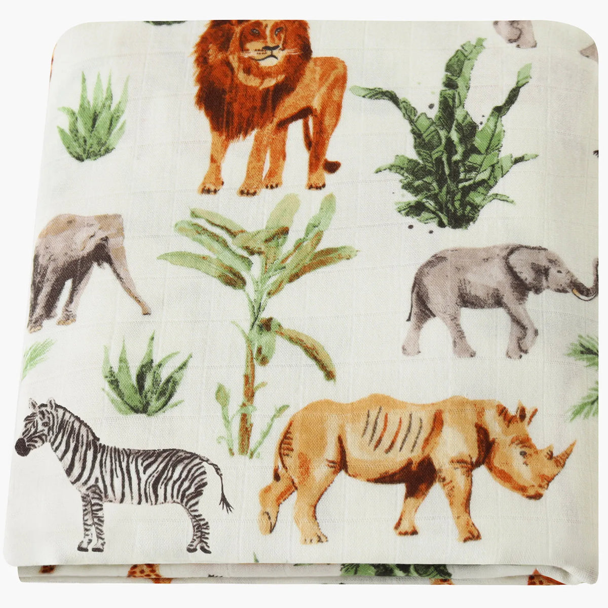 Bamboo Muslin Baby Swaddle Blanket 120cm