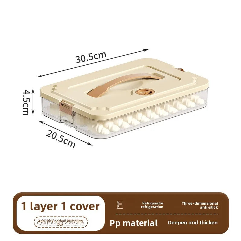Multi-Layer Dumpling Freezer Box