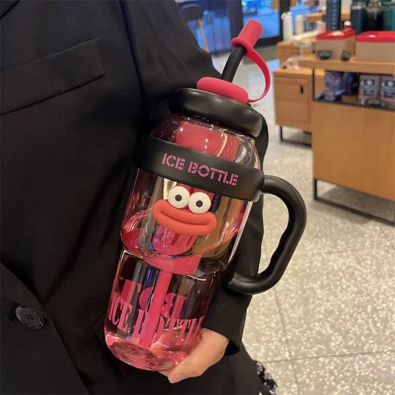 Large Straw Water Cup