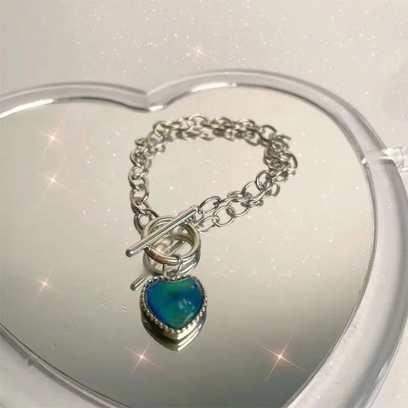 🌸 Zircon Flower Alloy Bracelet