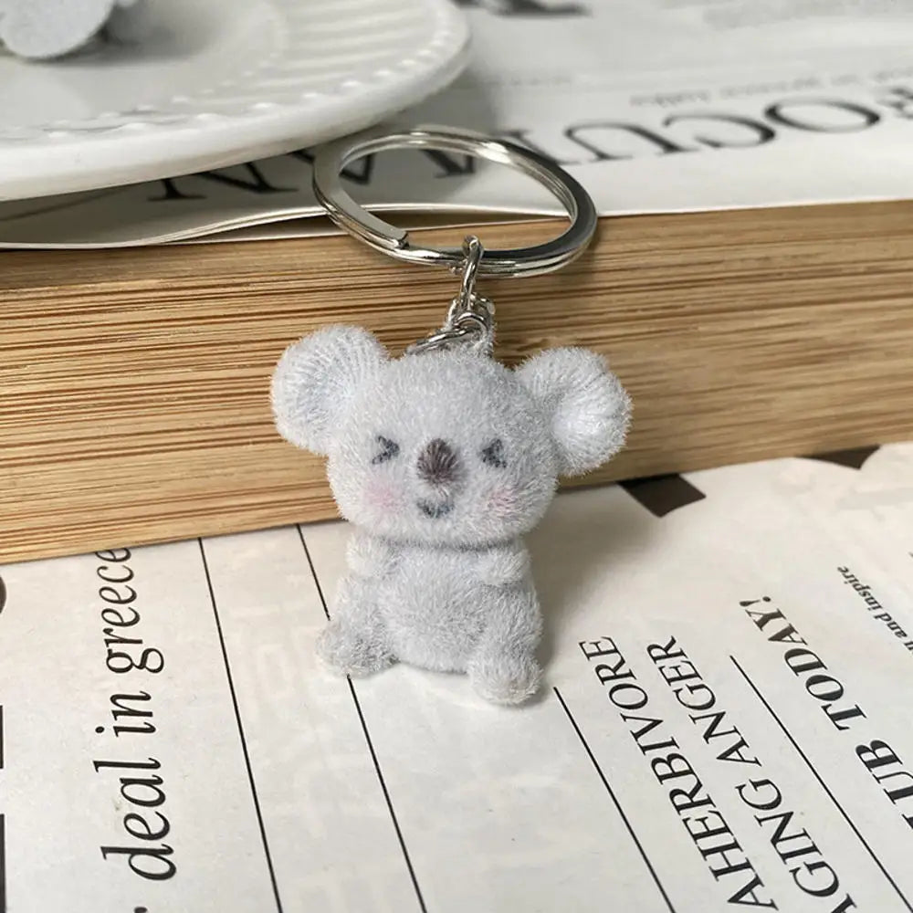 Fluffy Animal Keychains