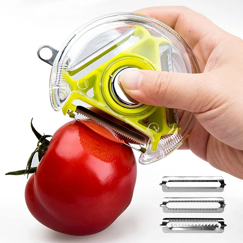 3-in-1 Vegetable Peeler & Grater