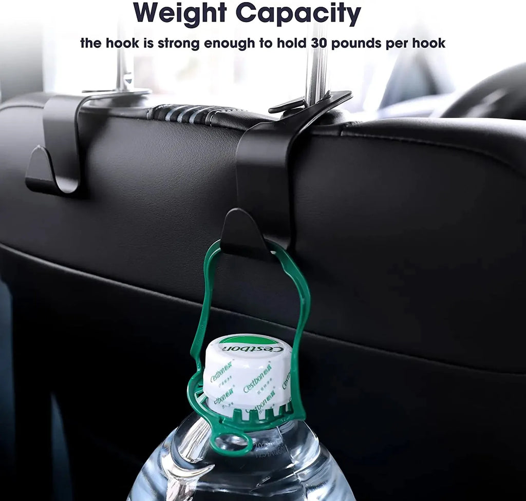 🚗 Car Seat Headrest Hooks (4PCS)