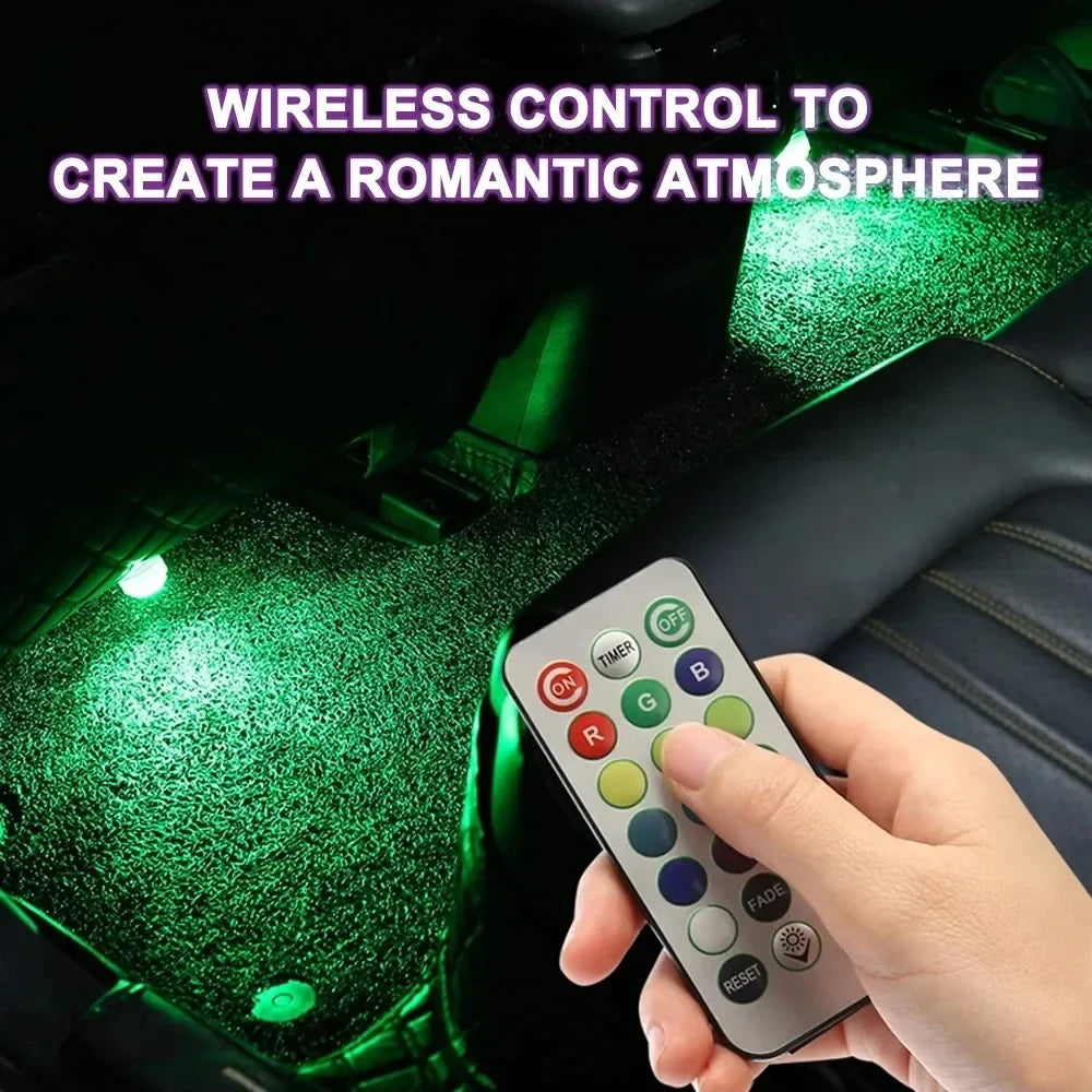 💡 LED Interior Ambient Light Kit with Remote