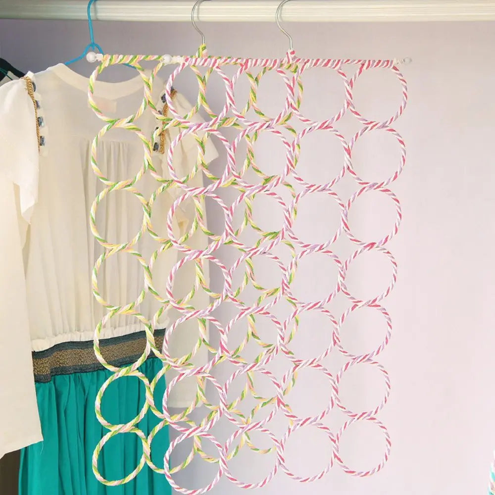 Rattan Scarf & Belt Hanger