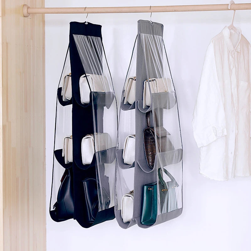 Hanging Handbag Organizer with Pockets