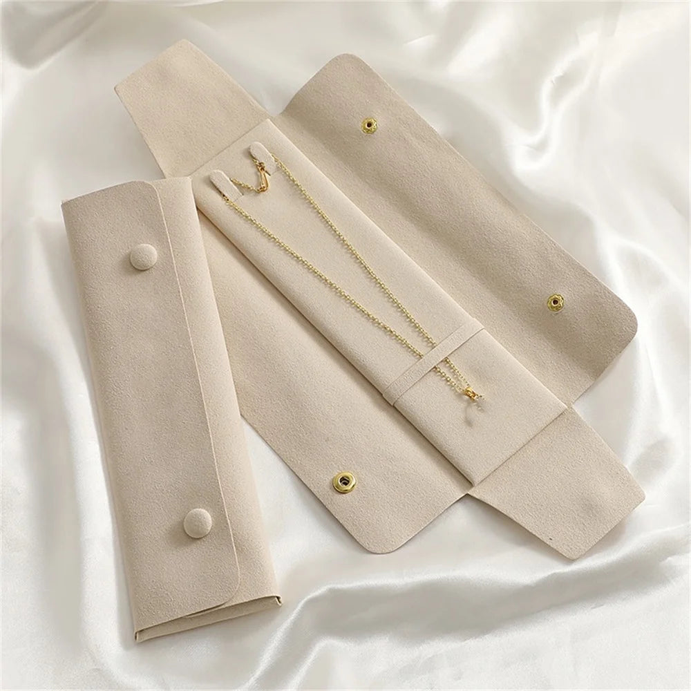 Microfiber Necklace Storage Pouch