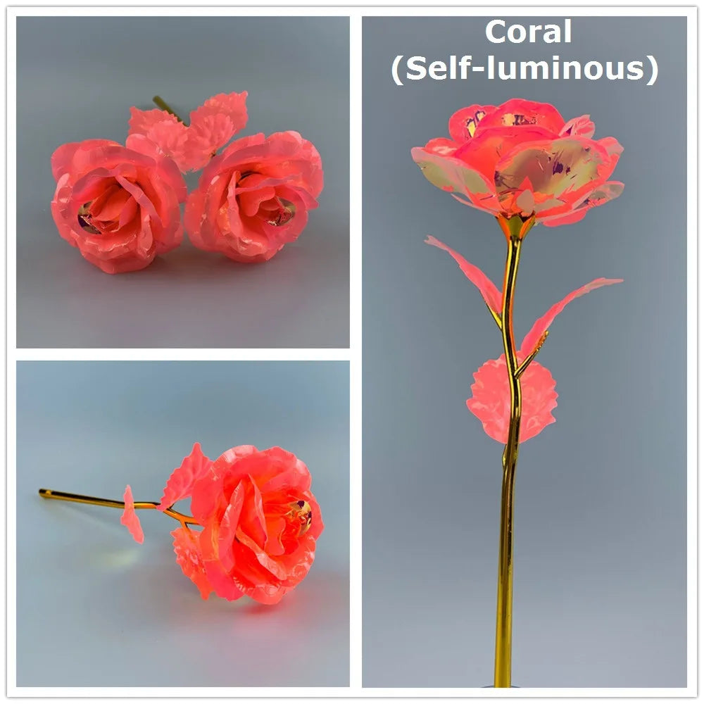 24K Gold Foil Rose Gift