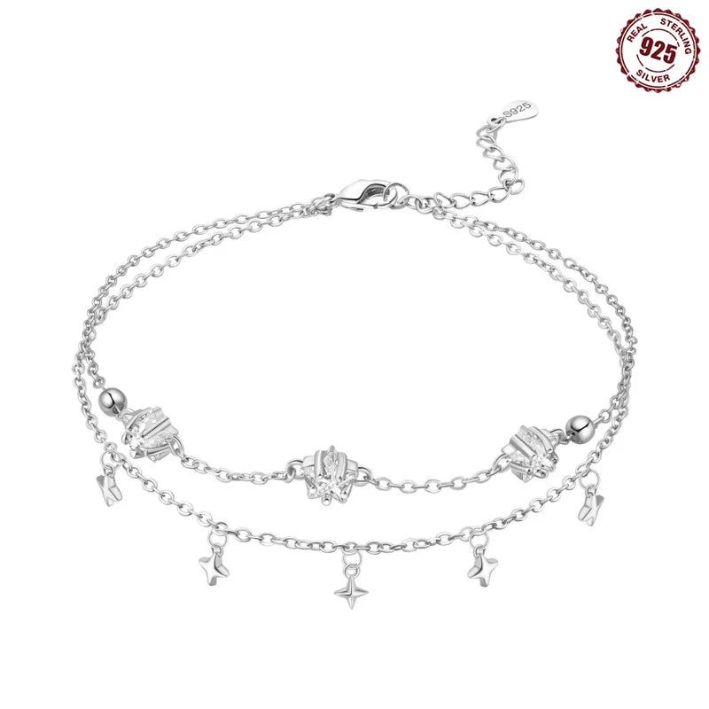 Gold-Tone Pearl Shell Anklet