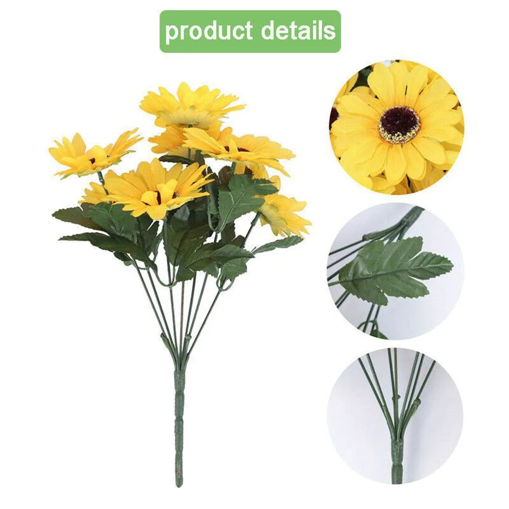7-Head Silk Sunflower Bouquet