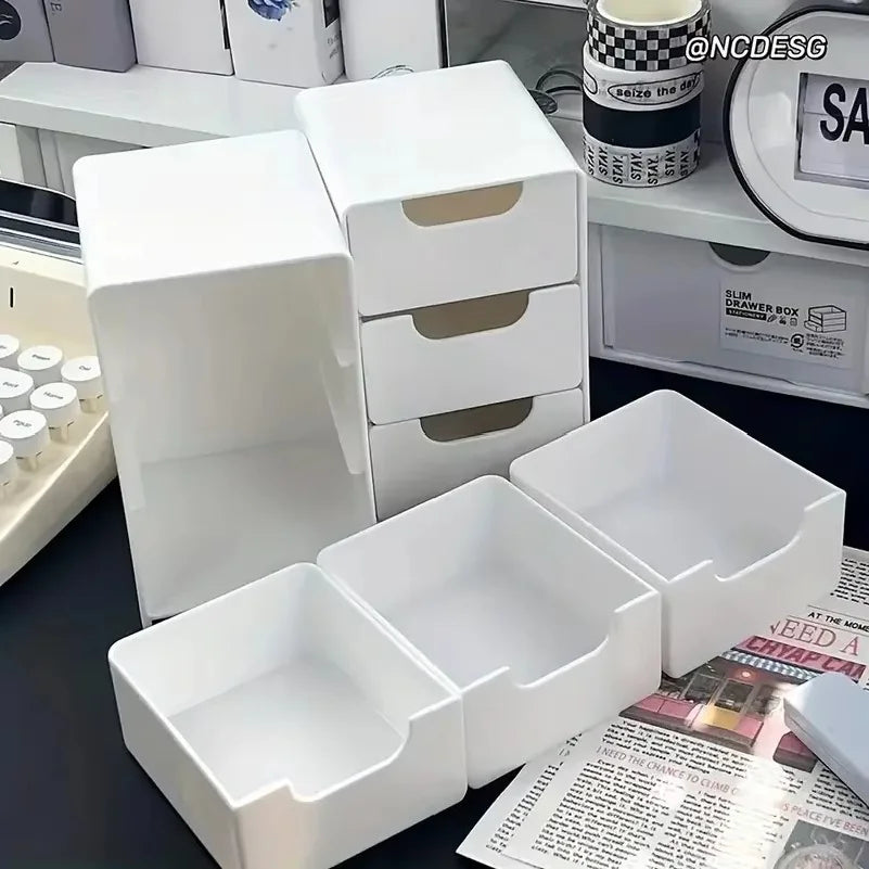 3-Tier Drawer Cosmetic Organizer