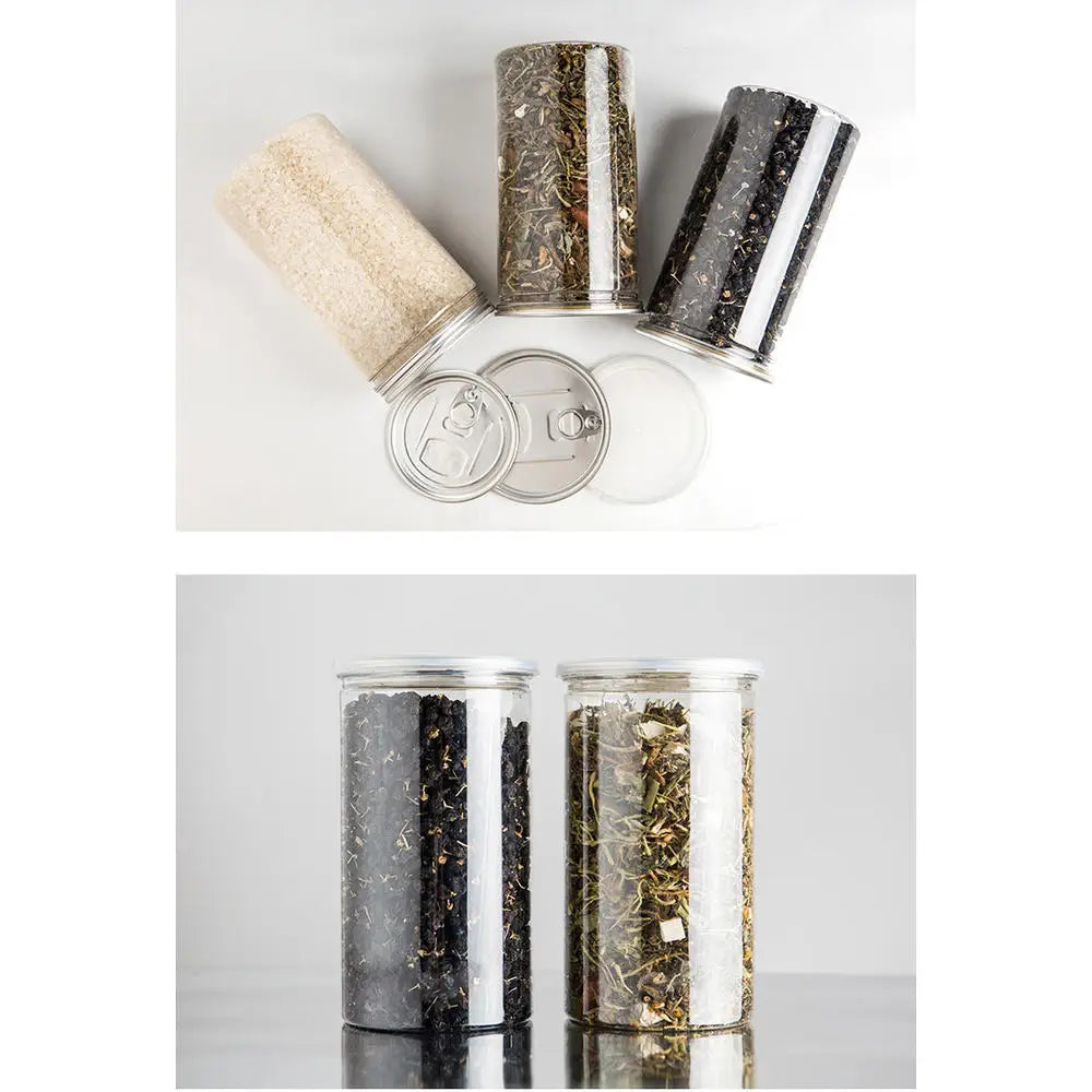 Clear Sealed Storage Jar