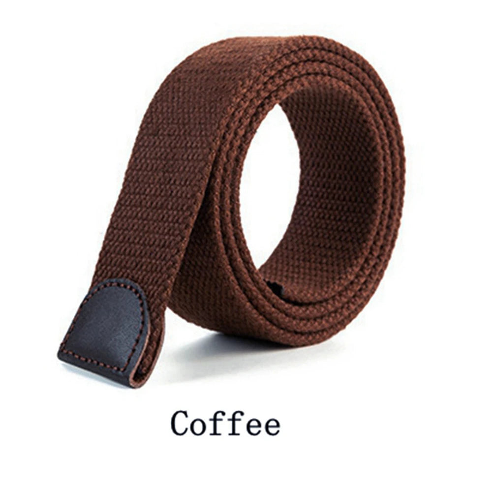 Canvas Tactical Belt Strap – No Buckle