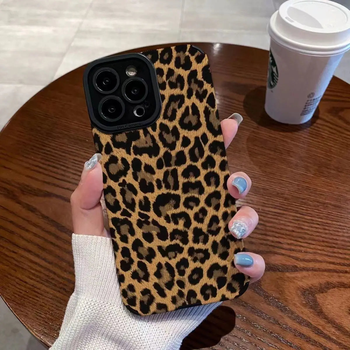 Leopard Print Silicone iPhone Case