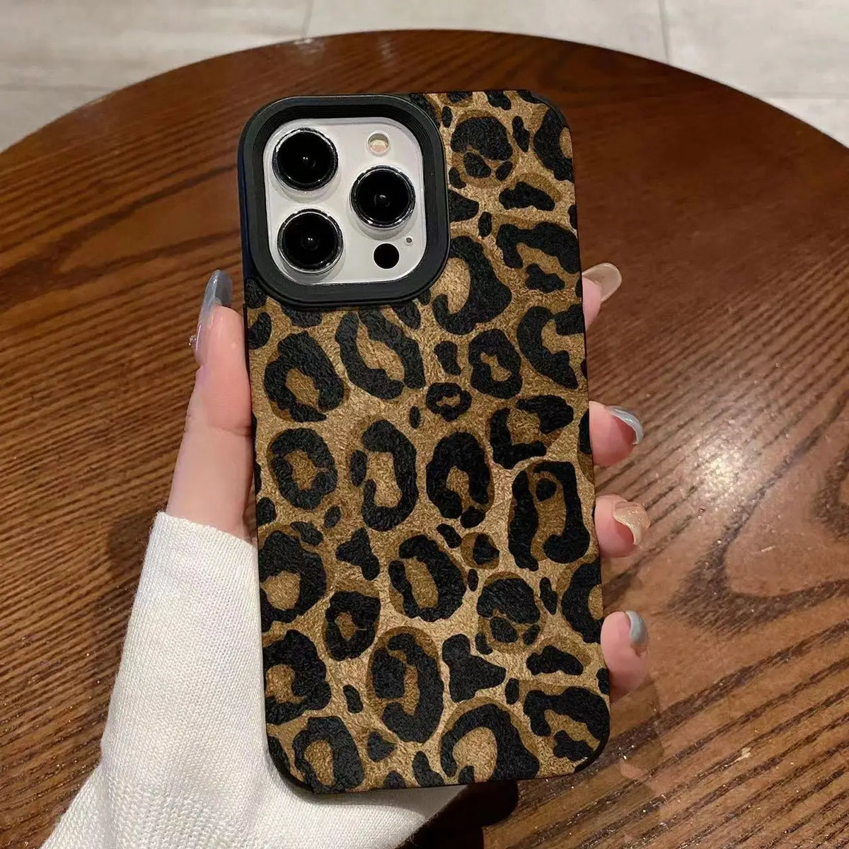 Leopard Print Silicone iPhone Case