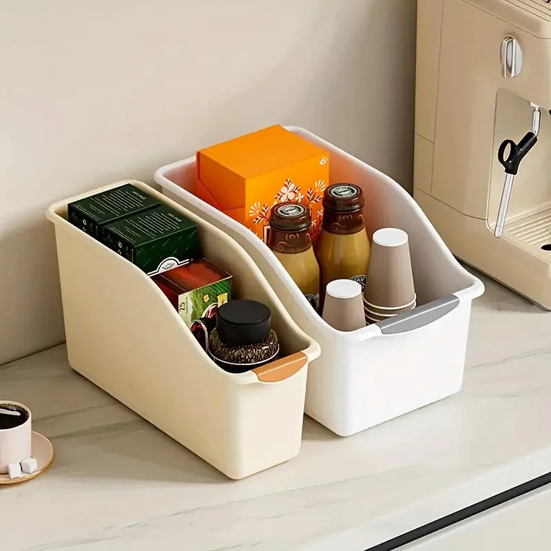 Curved Stackable Storage Boxes – 3 Pcs