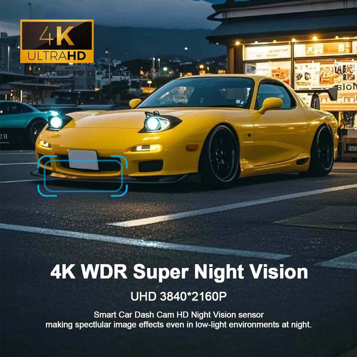 🖤 Mini 4K Dash Cam