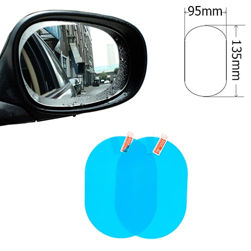 🚗 Anti-Fog Car Mirror Film
