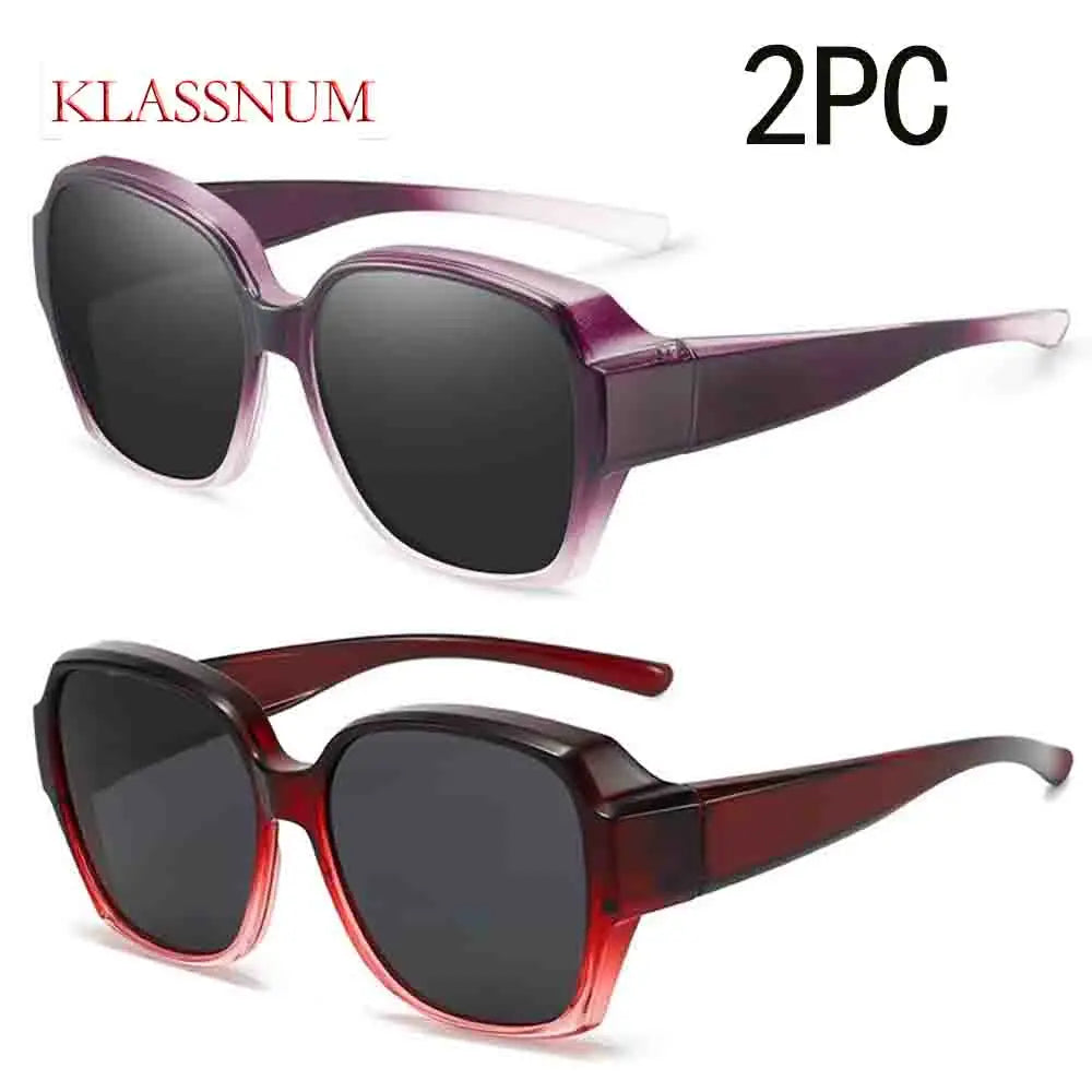 Fit-Over Polarized Wraparound Sunglasses