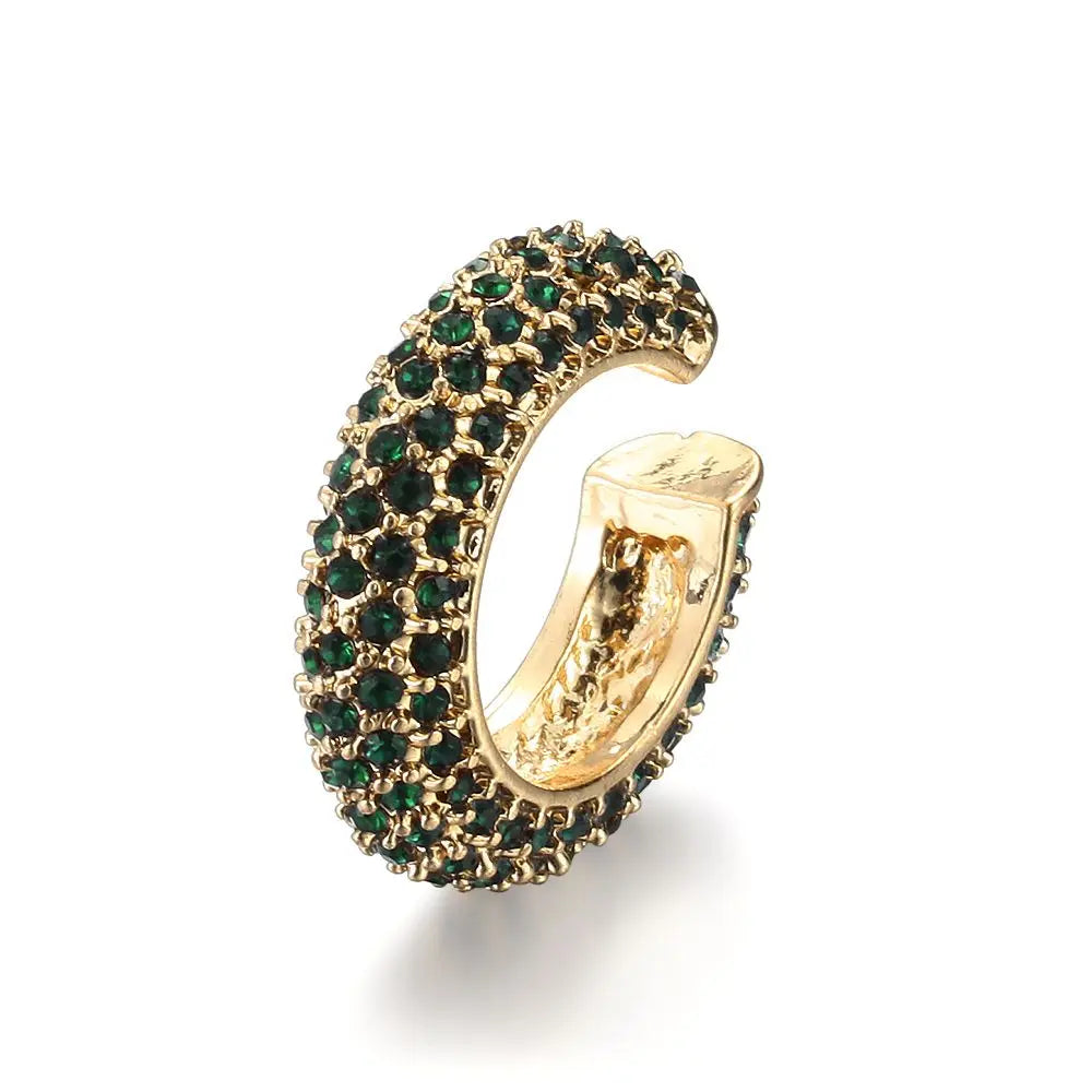 Rhinestone C-Shape Ear Cuff (1 Pc)
