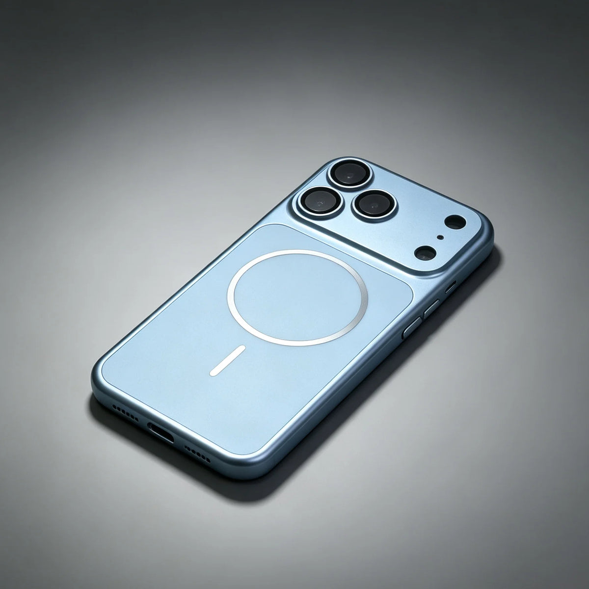 ⚙️ Metal Color Magnetic Charge Rugged Case