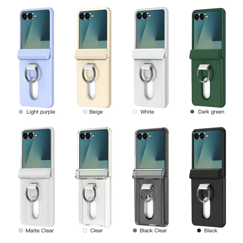 💳 Metal Ring Card Holder Case