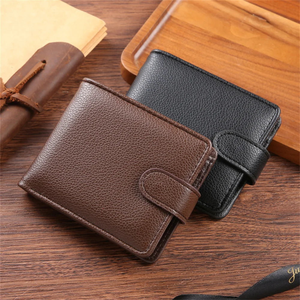 Men's Vintage Leather Zip Wallet