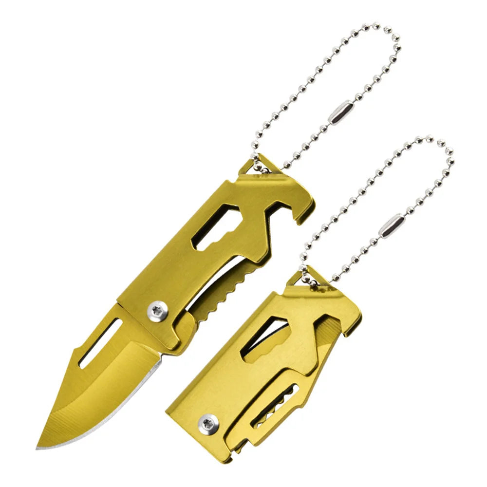 Folding Pocket Knife Keychain