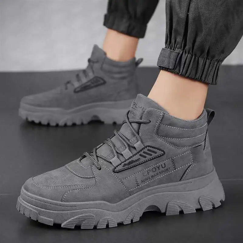 Men's Thick-Sole Short Boots