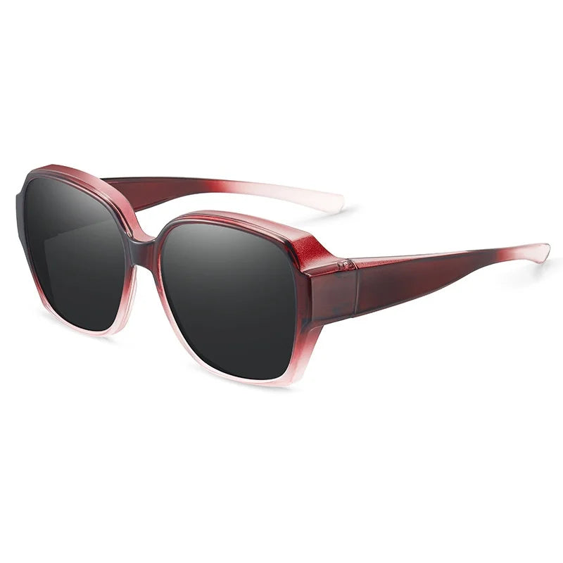Fit-Over Polarized Wraparound Sunglasses