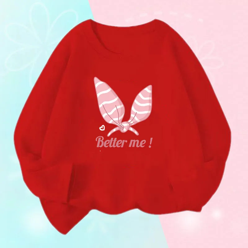 Kids Bow Print Long Sleeve T-Shirt